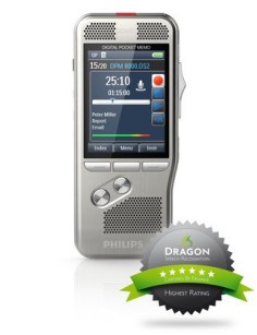 Dictaphone Philips Pocket Memo DPM8000 et logiciel SpeechExec Pro Dictate